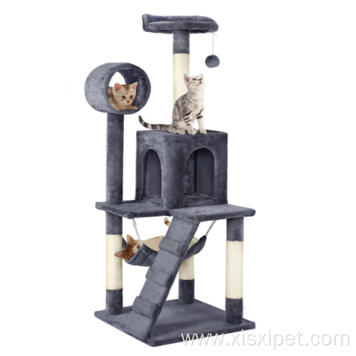 Cat Tree with Condo and Scratching Post Tower